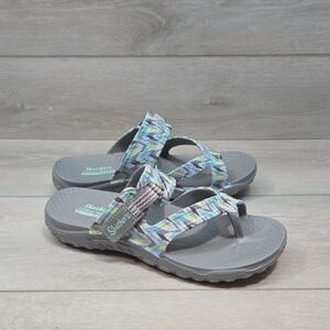 NWOT Skechers Women Outdoor Lifestyle Slide Loop Toe  Sandals Shoes Sz 8